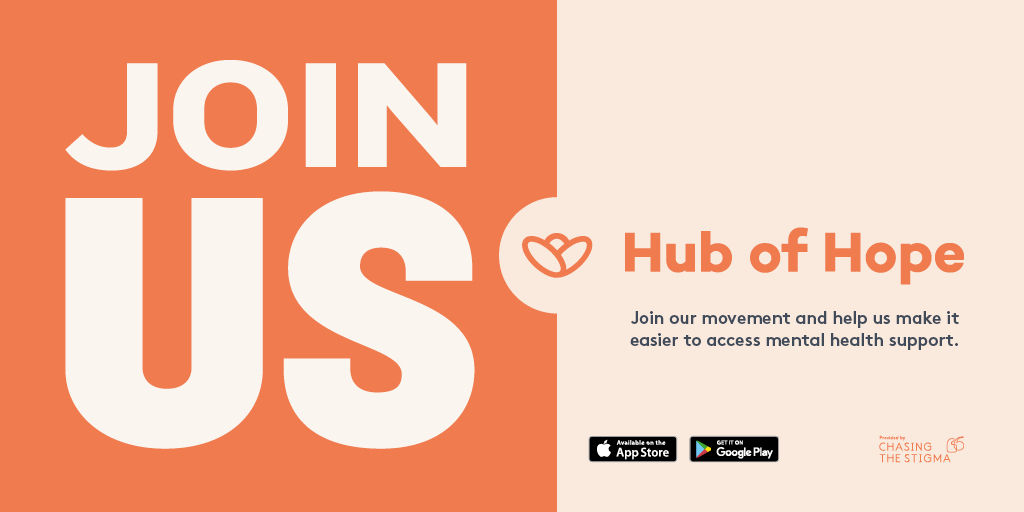 ChasingStigma's tweet photo. Join our movement and help us make it easier to access #mentalhealth support🧡

It’s free, quick and easy to register a service on the #HubofHope, simply go to: https://t.co/Xa8AqhrI3e and complete the form.

Please retweet this post to help spread the word https://t.co/uCHWXQcq3H