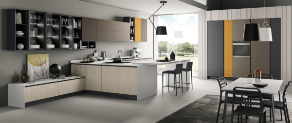 CreativeIntIOM's tweet image. It&apos;s important to consider natural light when redesigning your kitchen. We recommend keeping tall cabinetry away from the windows, to allow plenty of sunlight into your space. This Linear design ensures all the light is let in and reflected around the space.