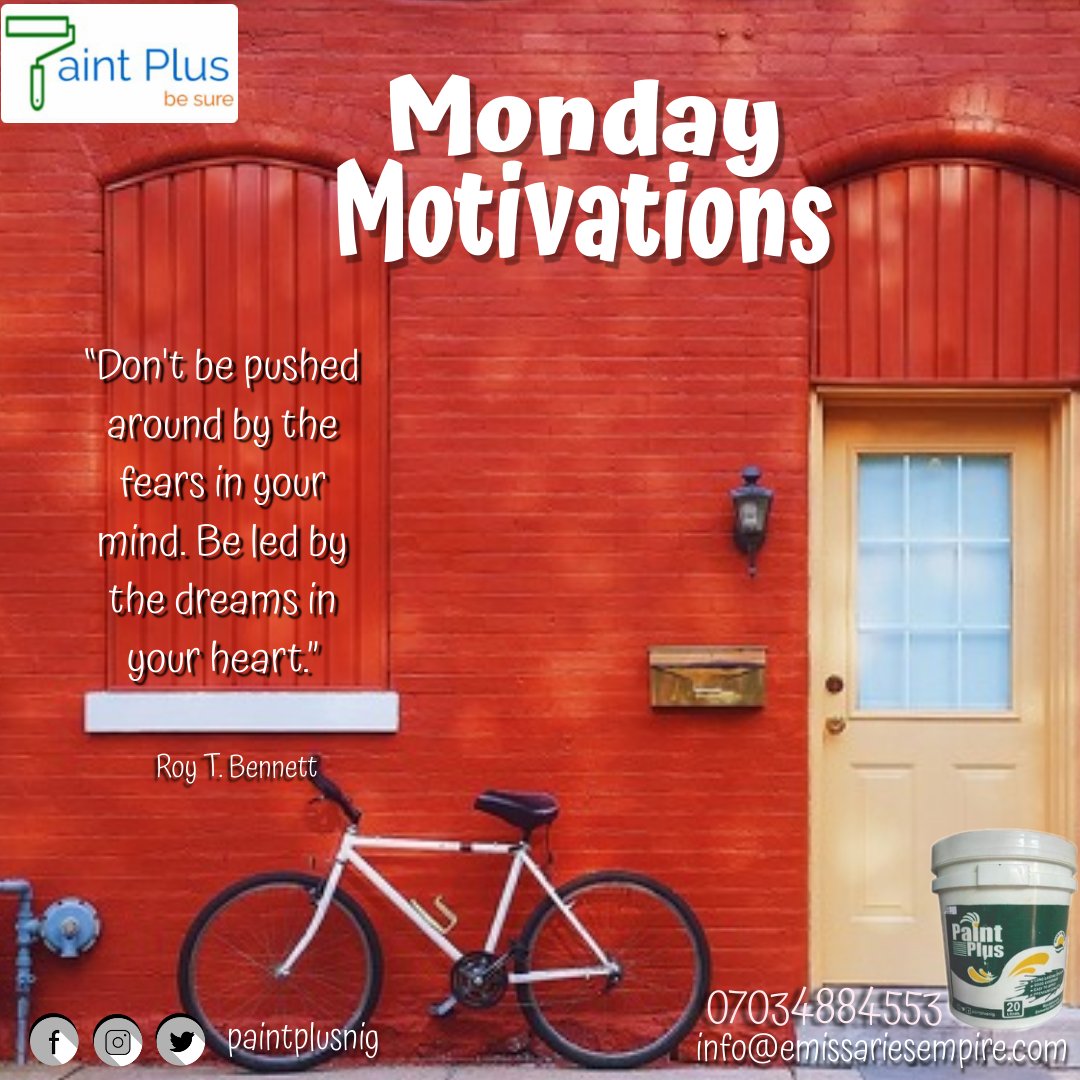 paintplusnig's tweet image. #MondayMotivation
#PaintPlus
#PaintCompany
