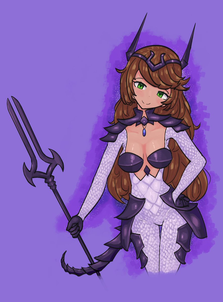 PurpIeNamako's tweet photo. I did something different this time. Instead of relying on linear burn I'm ACTUALLY using different hues
so here's Martha
#BDFF #BDII #BravelyDefault2 https://t.co/R1c5D1MVmU