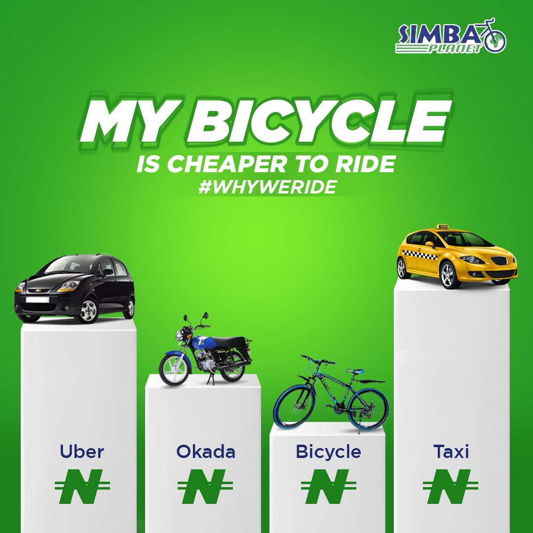 simbaplanet's tweet photo. Taxis and Uber are way too expensive. Riding a bicycle is cheaper and helps me save more. That's #WhyWeRide.
What about you? Tell us why you ride.
#EnjoyTheRide #LessExpenses #GreatRide https://t.co/ddYQcQCd8T