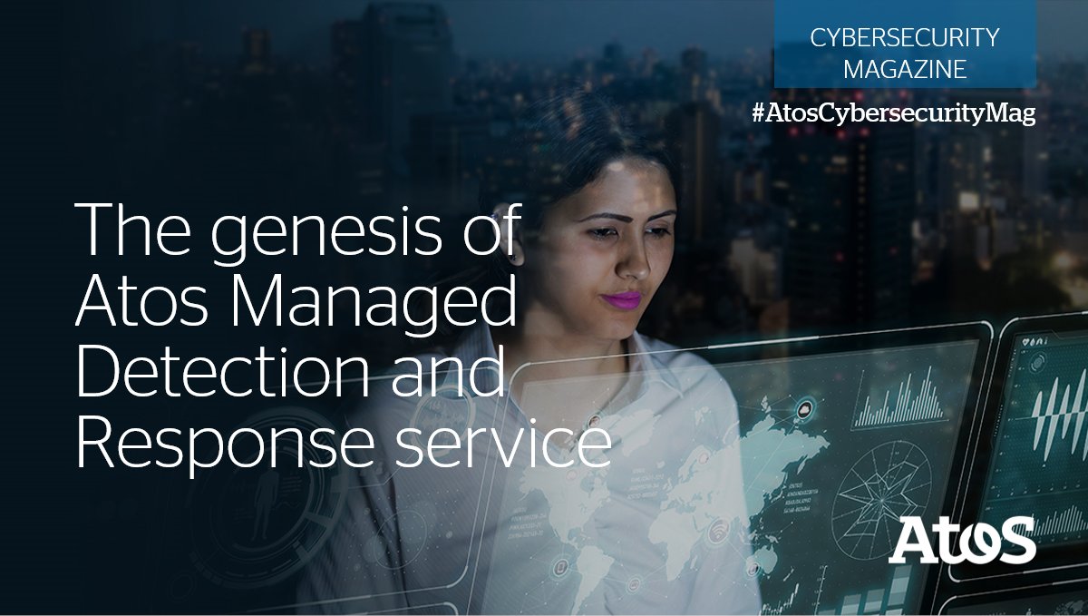 Atos's tweet image. &quot;If you are blind anywhere, you are blind everywhere&quot;. Discover how managed detection and response (MDR) helps detect deep attacks across all environments▶ okt.to/EQpNSs
#AtosCybersecurityMag #ManagedDetectionandResponse
