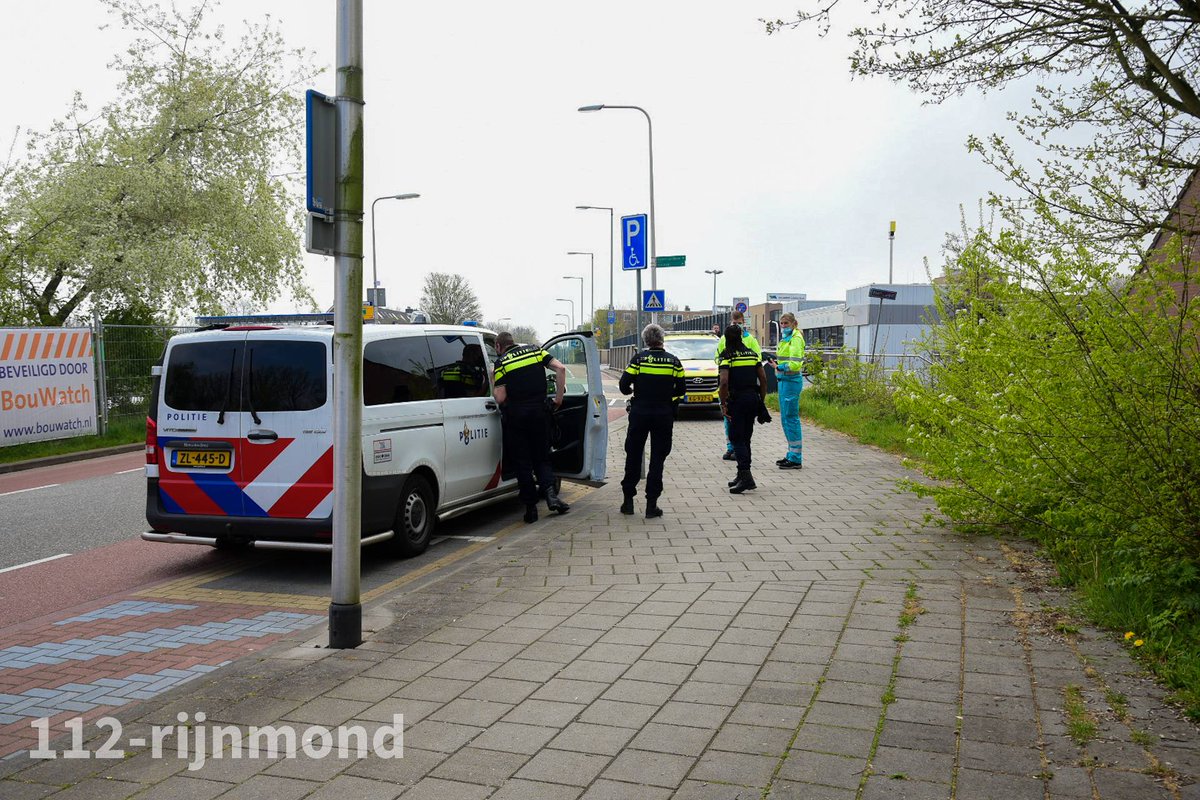 Melding hulpdiensten Viaductweg Rhoon