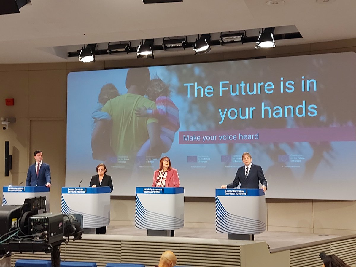 All set for the debate on the #FutureofEurope. As of today the Multilingual Digital Platform will be the digital hub but also the pulsing heart of the Conference. Citizens and empowerment will be at the centre. #FutureIsYours