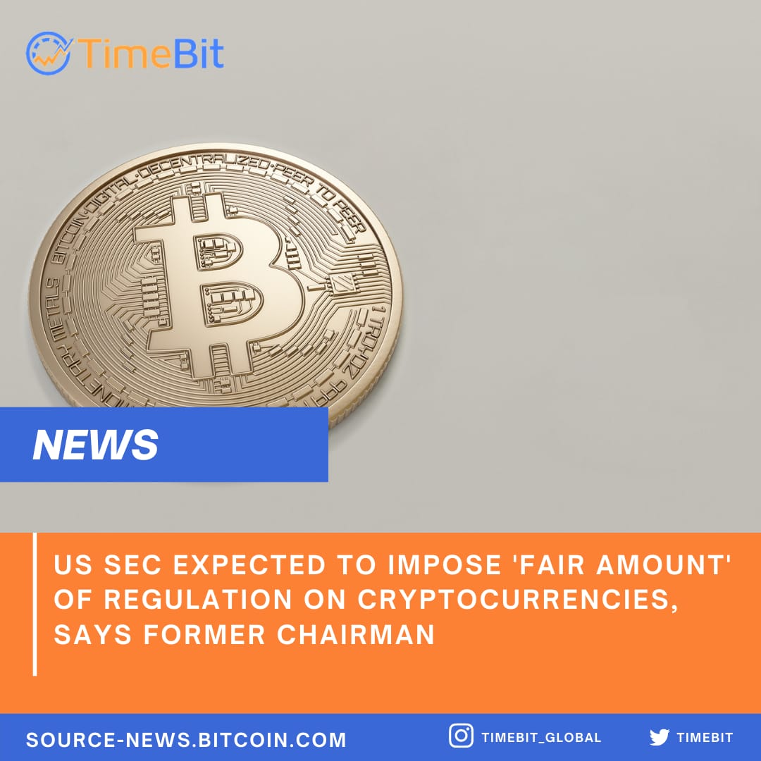 TimeBit_Global's tweet photo. Former SEC Chairman Harvey Pitt says that he expects a “fair amount” of crypto regulation coming from the U.S. Securities and Exchange Commission

https://t.co/f9wZZHAejH

#cryptocurrency #crypto #blockchain #binaryoptions #cryptotrading #trading #invest #investing #investment https://t.co/uguik97ldg