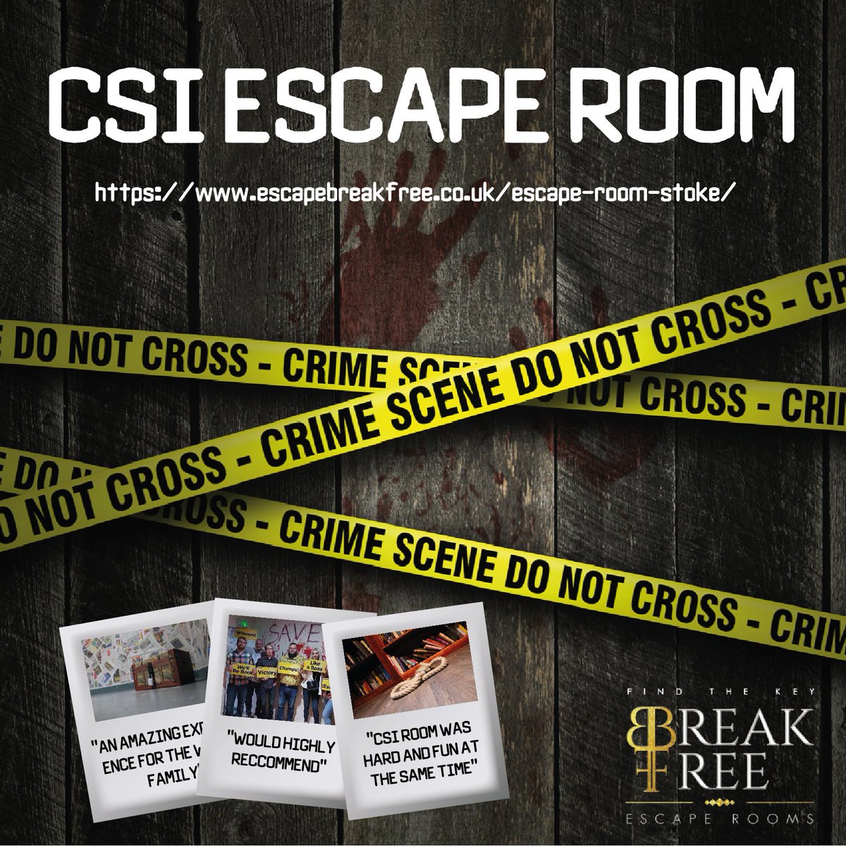 May 17th 📍 We can't wait to welcome you all back 😁 All rooms are open to book in advance, see more details on our website 👇 escapebreakfree.co.uk/escape-room-st… #escaperoom #islandofincarceration #stokeontrent #reopening #reopeningsoon #CSI #Jumanji #prisonbreak #sherlockholmes