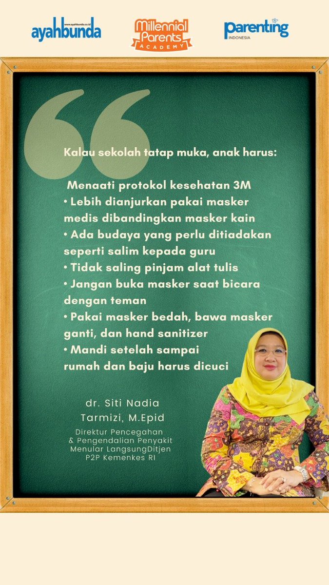 Insight dari #webinar Millenial Parents Academy "Siap-siap Sekolah Tatap Muka Sore Ini"
#parenting #parentingtips #tipsparenting