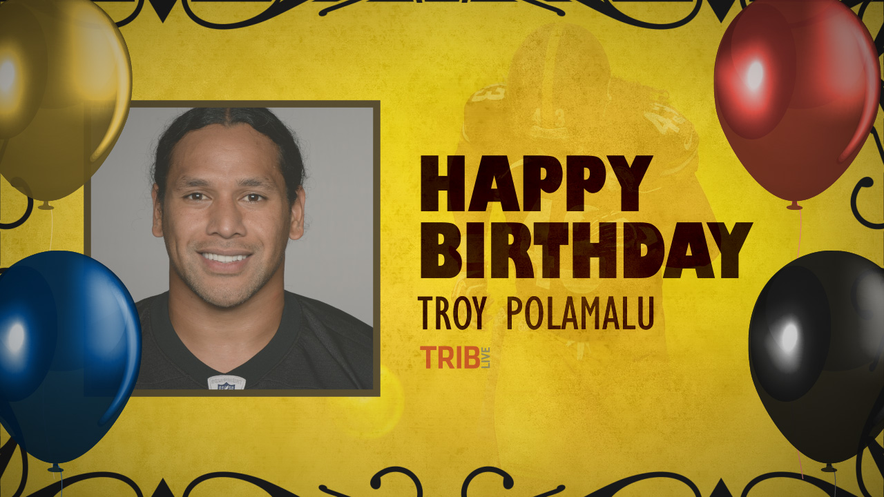 Happy Birthday, Troy Polamalu! 