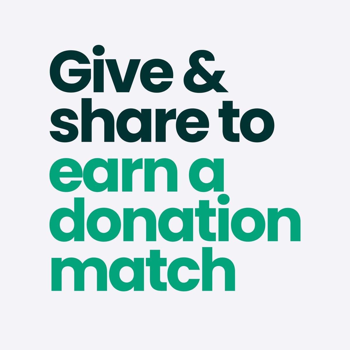 Givematch_'s tweet photo. Turn every £1 you donate into £2. 

Just support a charity via Givematch,
then share your personal link for
friends to donate as well.

When 2 friends give, 
you’ll earn a match.

#Givematch https://t.co/ivMuHgIvNy