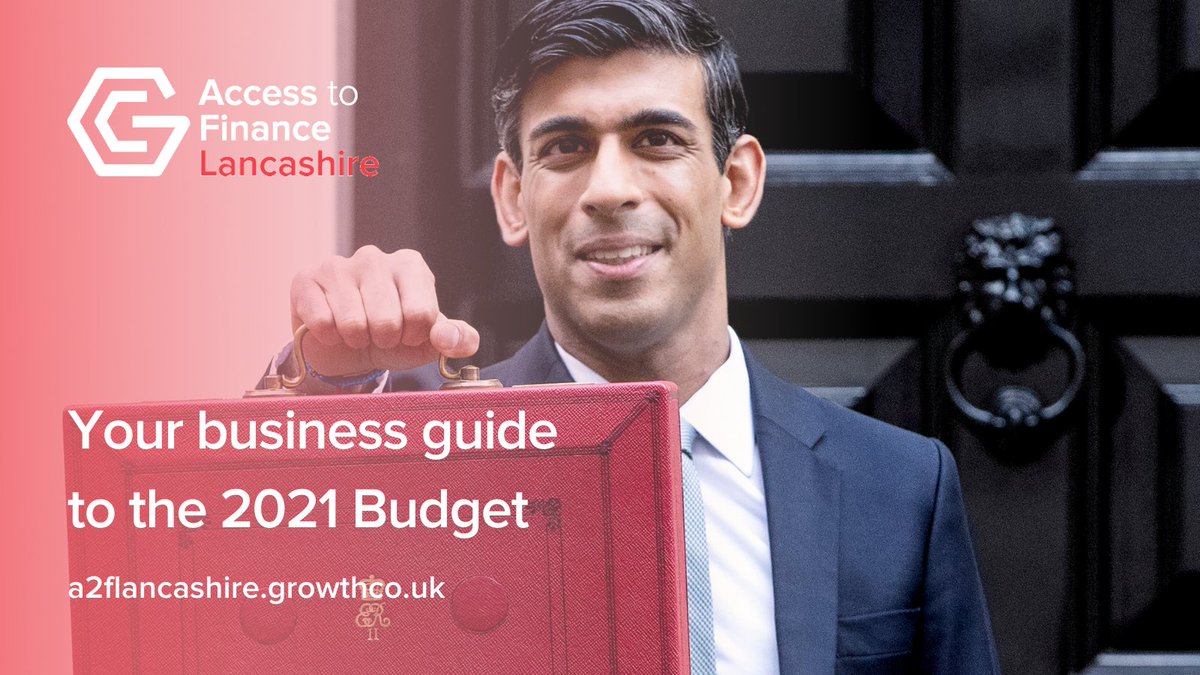 We've summarised the key points you need to know from the 2021 Budget, which the Chancellor announced last month.

This outlines a series of measures to support businesses impacted by the #COVID19 pandemic. 

Read more on how this may affect you here: a2flancashire.growthco.uk/news/posts/202…