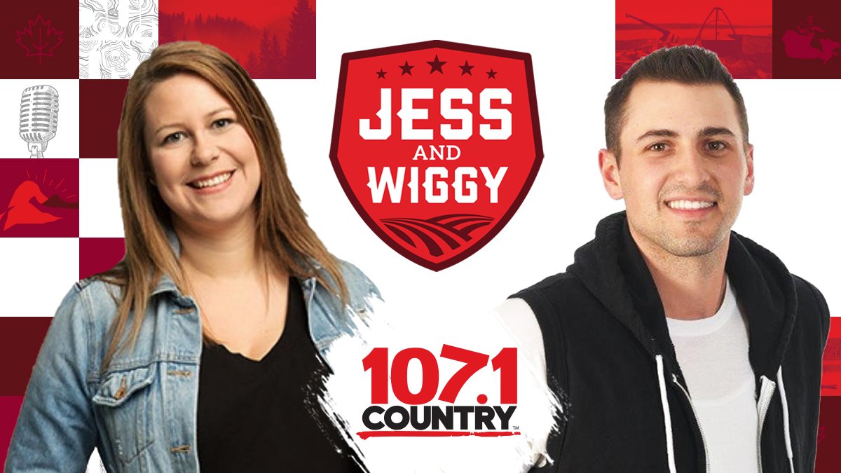 Country1071's tweet photo. 🚨BREAKING NEWS🚨

Welcome Wiggy to the show! Introducing Jess &amp; Wiggy on COUNTRY 107.1! 👏🏽👏🏼

Say hi, and join us weekdays from 5a-10a! 

.@banksjessica
.@ChrisWiggins_

#CountryMorning #CountryMusic #JessandWiggy https://t.co/4jLZJoA1gS