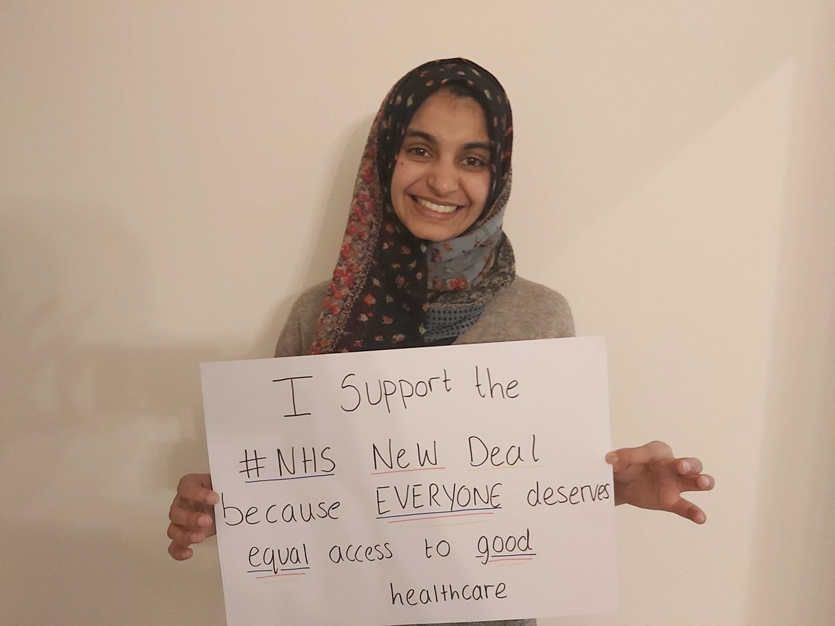 JustTreatment's tweet image. Today we want to hear from people across the UK about why you support the #NHSNewDeal! 

🌈 Make a sign saying why you back the New Deal
🌈 Take a photo
🌈 Tweet it with the hashtag #NHSNewDeal

Here's just a few reasons to join the campaign 👇🙌

SIGN UP: nhsnewdeal.org