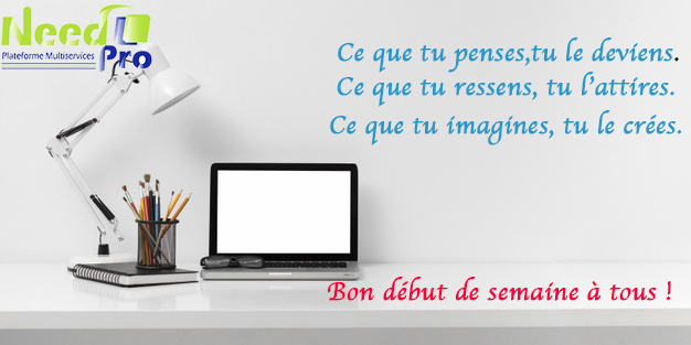 NeedPro1's tweet photo. Bon début de semaine à tous !

#Lundi #needpro #siteweb #motivation #motivationmonday https://t.co/Phs8DSw4hJ