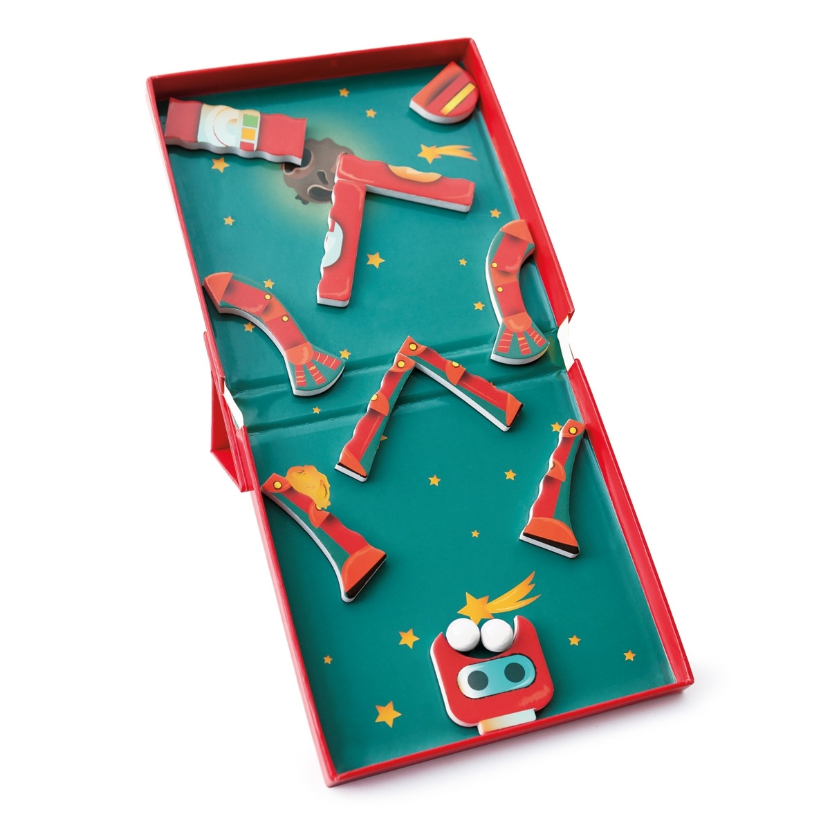 Here's another sneak peek of our May bag!  Kiddos are going to have a blast with this Magnetic Puzzle Run Robot as they transform the puzzle into a marble run and back! busybebes.com
#stemeducation #engineering #steamkidschallenge #screenfreekids #learningthroughplay