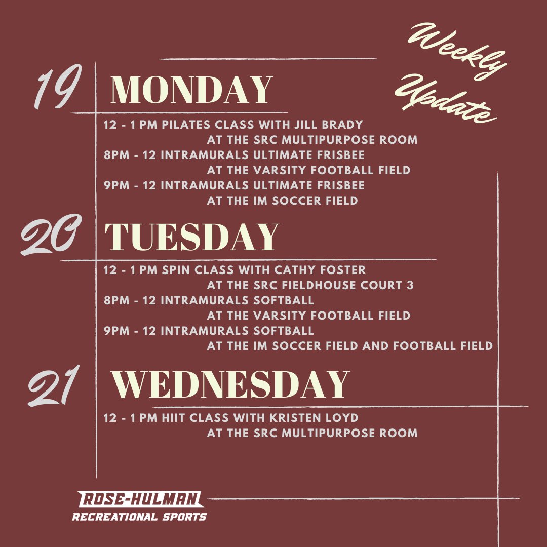 Rose-Hulman, SRC tweet media