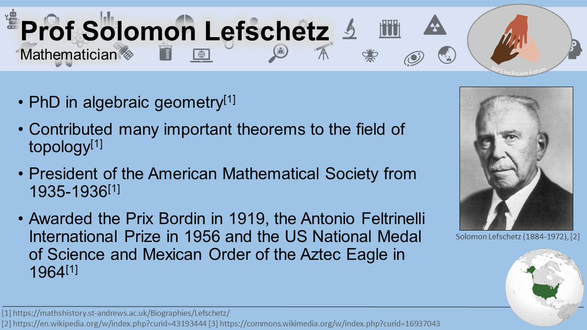 This week’s #ScientistOfTheWeek is Prof Solomon Lefschetz: a trailblazing mathematician who made major contributions to the field of topology! #Maths #DisabledInSTEM