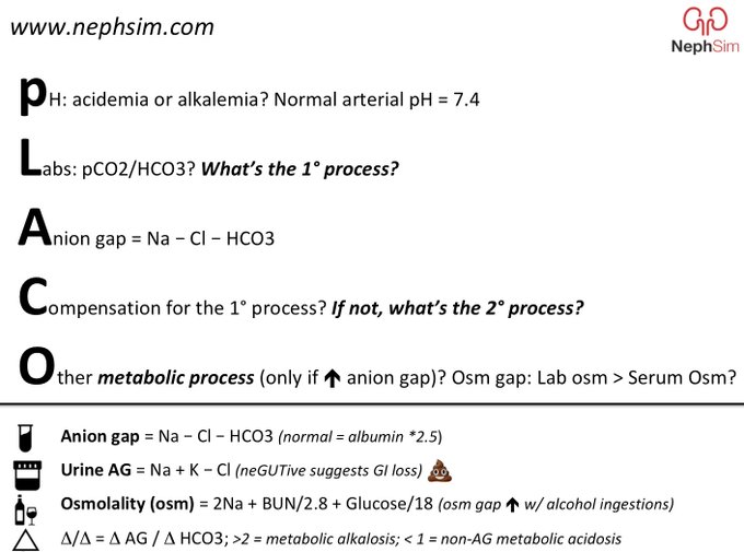 Nephsim Case 25 A 50 Y O With A Non Anion Gap Metabolic Acidosis T Co Ssqxww0owj Acidbase Foamed Meded Placo