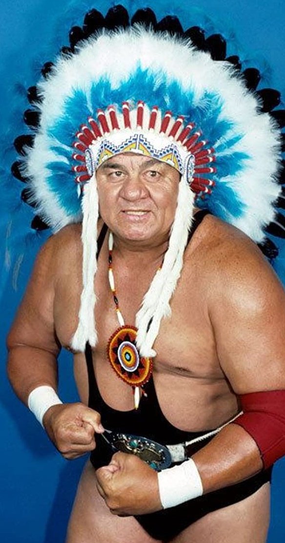 Edward 'Wahoo' McDaniel 
(June 19, 1938 - April 18, 2002)

#RIP #WahooMcDaniel 🏈🤼‍♂️⛳
#NWA #AWA #WWWF #Texas #MidAtlantic #Georgia #CWF #IWE #AJPW #NJPW #WING