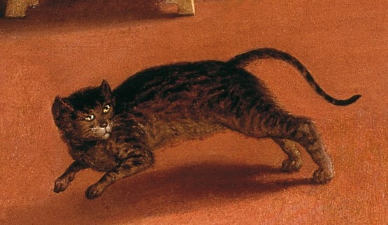   #NationalPetMonth When Isabella d& #39;Este& #39;s cat Martino died in 1510, courtier Mario Equicola organised the funeral & gave a sermon at the grave. Isabella brought her dog Aura and son Federico& #39;s dog Ribolin along to pay their respects (in my & #39;Medieval Pets& #39; book, Boydell & Brewer)