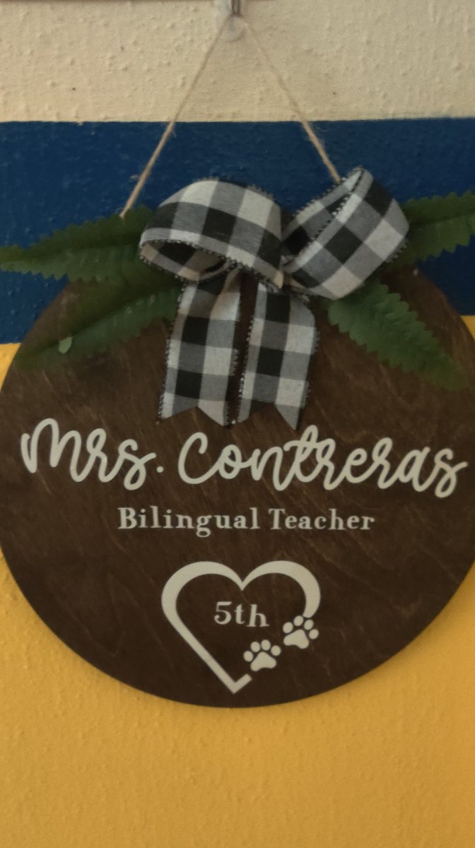 Thank you to my fabulous team! I feel so special! 🤗 I love my new door plaque! 😍 <a href="/MissV_nisd/">Amanda Villarreal</a> <a href="/jaqueline_c3/">Jaqueline Castañeda</a> <a href="/pguerrero5th/">Priscilla Guerrero</a> <a href="/amessick27/">Alison Messick</a>