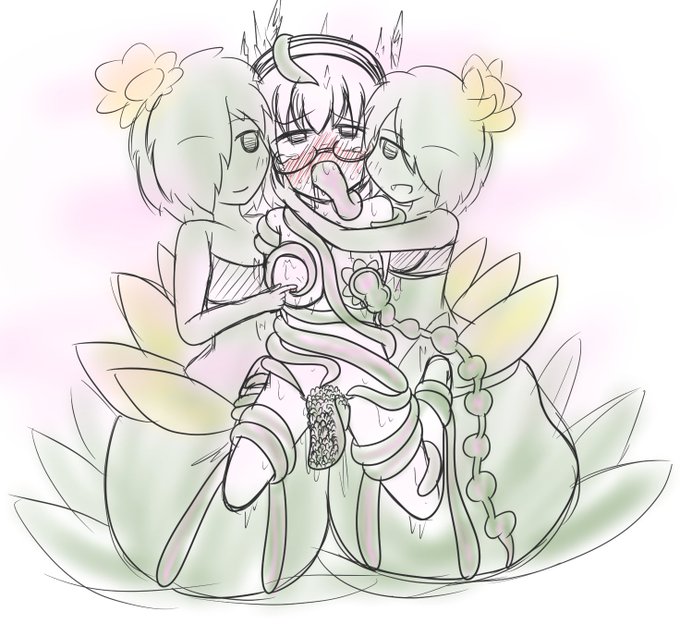 二人のおいしい栄養分。吸い尽くせ～ 