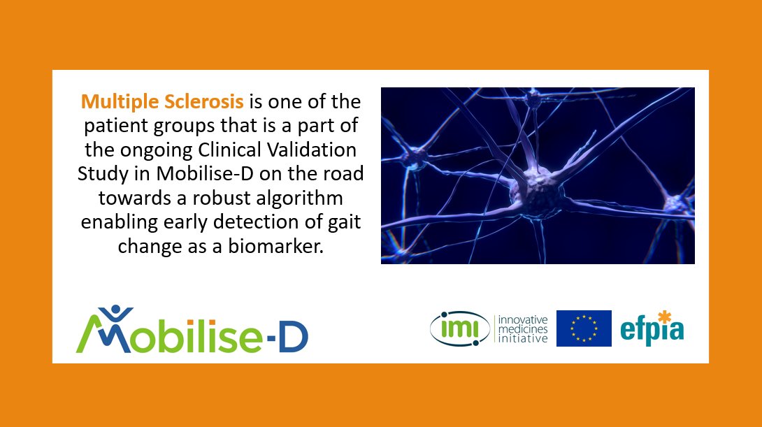 It's #MSAwarenessWeek2021❗
➡ #LetsTalkMS Two of our clinical sites, Sheffield and Milan, are focusing on MS. As soon as one of our sites gets the green light, we can include the first MS participant. Looking forward to it! @mssociety @IMI_JU  @EFPIA  #wearables #digitalhealth