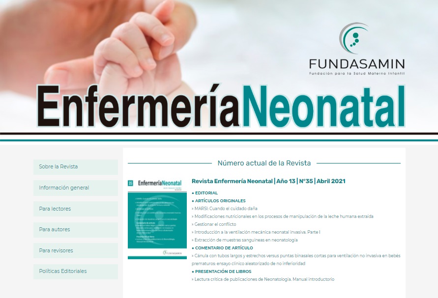 FUNDASAMIN's tweet photo. Compartimos con ustedes la edición Nº 35 de la Revista Enfermería Neonatal – Año XIII en nuestra nueva página web👇
https://t.co/7iEzUL75P2
Los invitamos también a suscribirse para recibir las siguientes ediciones directamente en su casilla de email! ✉️
https://t.co/3VGPjXtyW7 https://t.co/Fp4re4OmAi