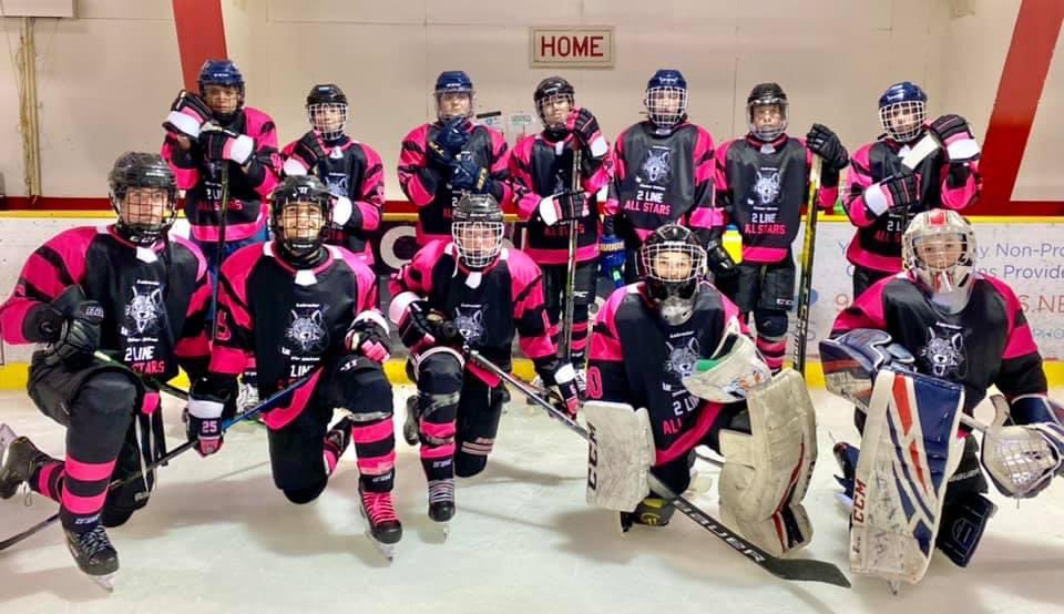 AdeyDallas's tweet image. Pink In The Rink huge weekend $2193 raised for Breast Cancer Lab west Vs Lake Melville U15