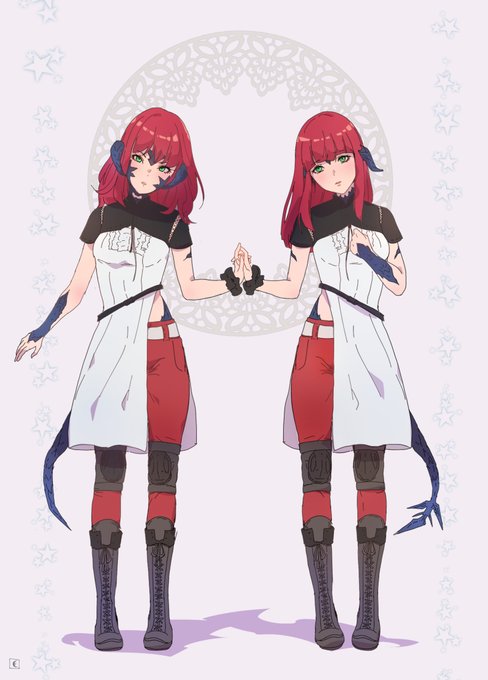 アウラのtwitterイラスト作品