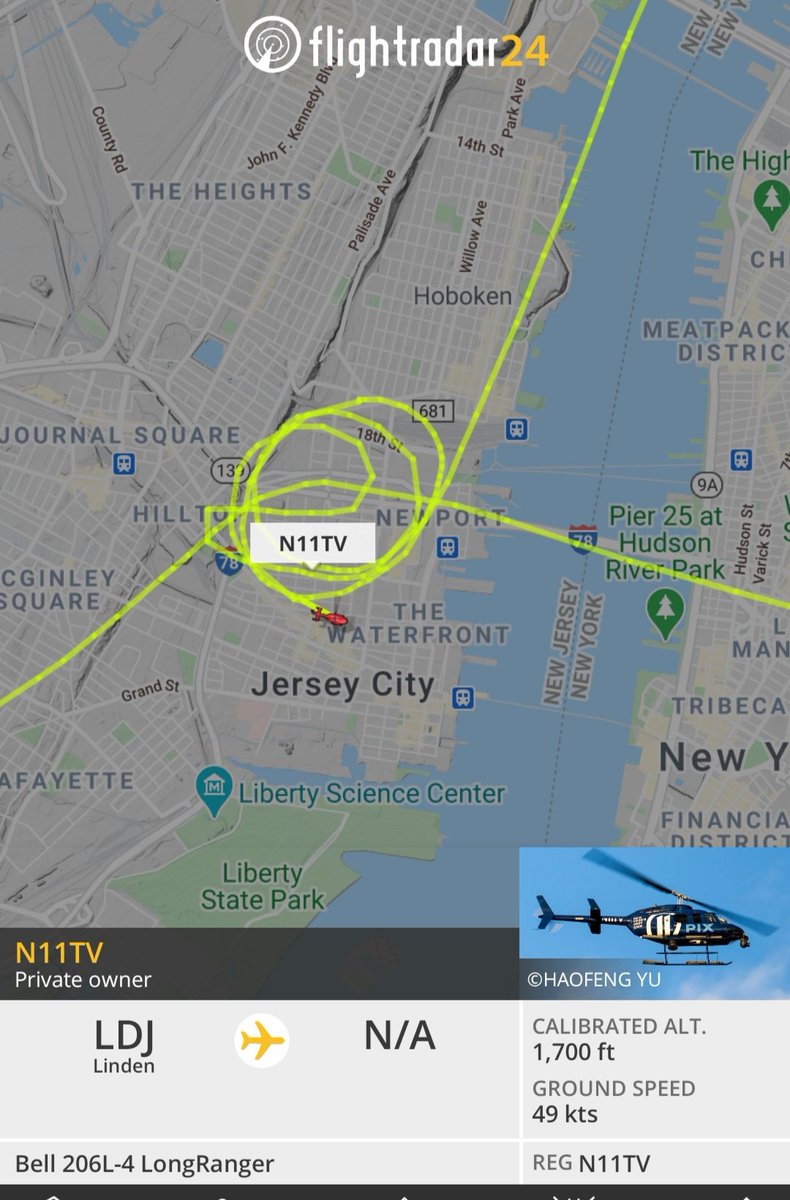 JPKnightIV's tweet photo. @PIX11News - oh dear there's traffic near the Holland Tunnel (shocking! 😱).  Stop waking people up with your obnoxious 5AM copter shenanigans.  #stopthechop #hoboken https://t.co/HbWRfS5eVx