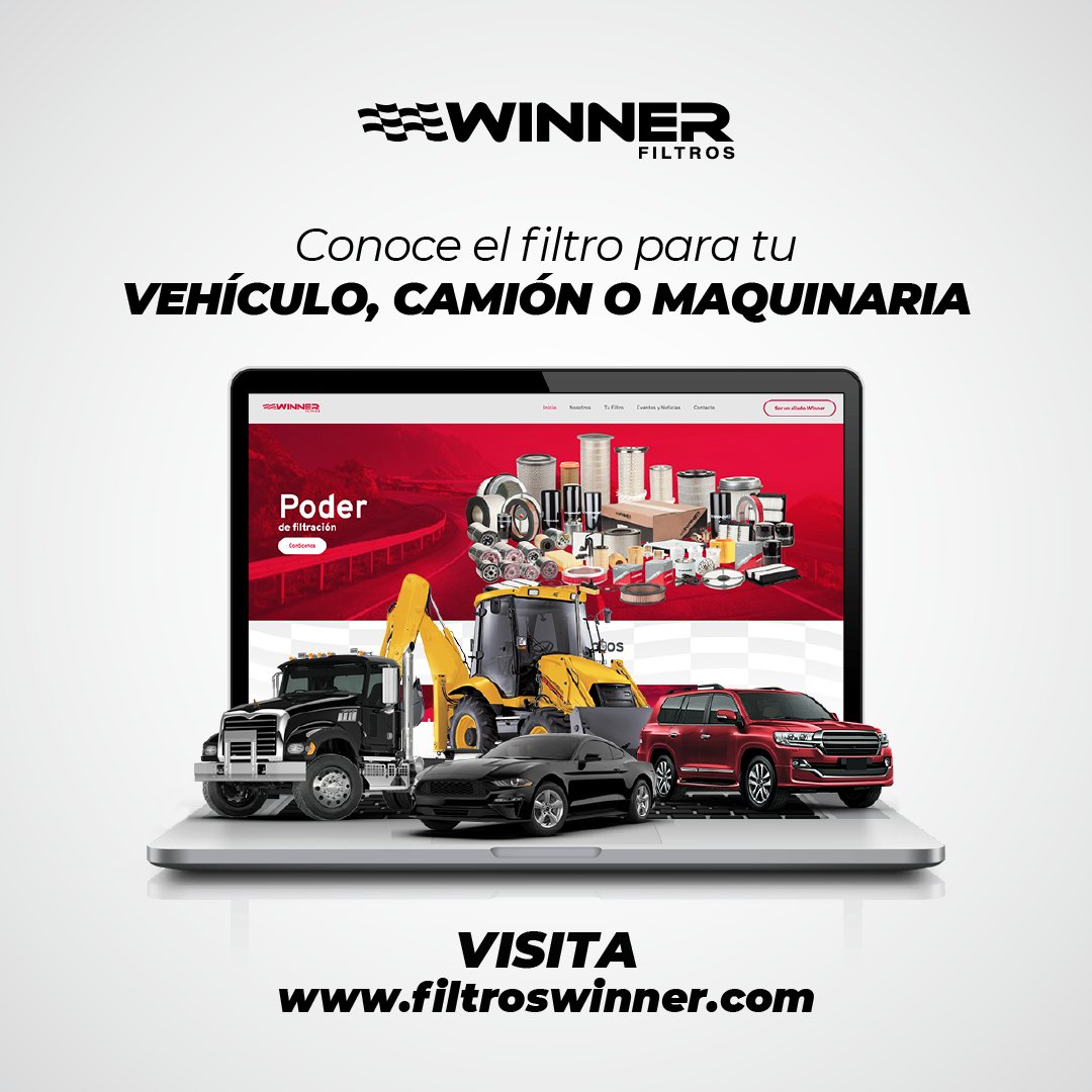 Winner_filtros's tweet image. ¡tenemos filtros para más del 95% del parque automotor!

Ingresa en nuestra web o descarga nuestra app en play store y ten a la mano todas las características del filtro que necesitas.

#filtrosWinner, con el respaldo de equipo original

#Tipsautomotriz #appwinner #Winnerfiltros