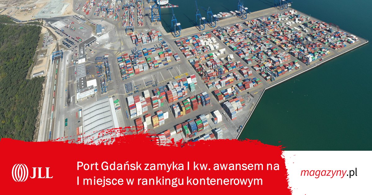 magazynypl's tweet photo. #Magazyny | Łącznie w I kwartale 2021 r. w Porcie Gdańsk przeładowano ponad 13,3 mln ton towarów.

https://t.co/h1WLg5BSVI https://t.co/8GIH6iW8yE