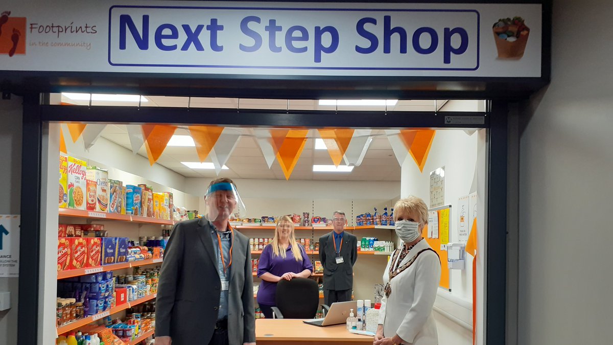 Tim Myer (@co_op_tim) on Twitter photo Introducing the Mayor at the opening of our new 'Next-Step Shop' in Grangetown today.
(A 'next step' from #Foodbank, for families struggling with food budgets.) Run by the fab <a href="/Footprints_UK/">Footprints in the Community</a>
#HungerFreeFuture #Redcar #Marske #Saltburn <a href="/RedcarCleveland/">Redcar & Cleveland</a> <a href="/Tom_MPM/">Tom Copeland</a> #ItsWhatWeDo Introducing the Mayor at the opening of our new 'Next-Step Shop' in Grangetown today.
(A 'next step' from #Foodbank, for families struggling with food budgets.) Run by the fab <a href="/Footprints_UK/">Footprints in the Community</a>
#HungerFreeFuture #Redcar #Marske #Saltburn <a href="/RedcarCleveland/">Redcar & Cleveland</a> <a href="/Tom_MPM/">Tom Copeland</a> #ItsWhatWeDo