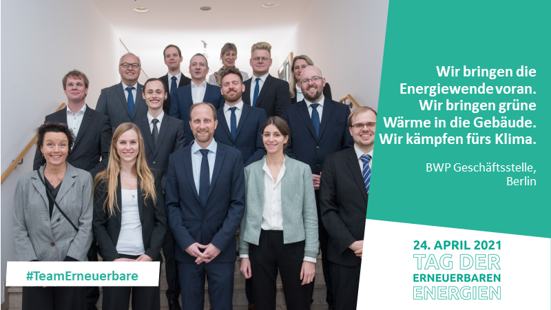 BWPev's tweet image. Heute startet die Aktionswoche zum #TagderErneuerbaren am 24. April. Auch wir als Bundesverband Wärmepumpe engagieren uns für #Erneuerbare Energien. Mehr Infos zur Kampagne und Veranstaltungen in dieser Woche findet Ihr hier: bee-ev.de/veranstaltunge…

#TeamErneuerbare