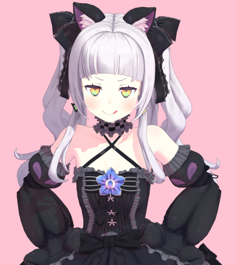 土日月の進捗
・各部品テクスチャ描き込み
・ウェイト調整
・物理とりあえず実装中
テクスチャ、モデリング等仕上げつつスカート物理を実装して楽しみ中🤗
結構できて来ましたね～
フリルが多いのもあるけど、惜しみなくポリゴン増やしてたら△10万超えちゃった😉
まあヨシ! 