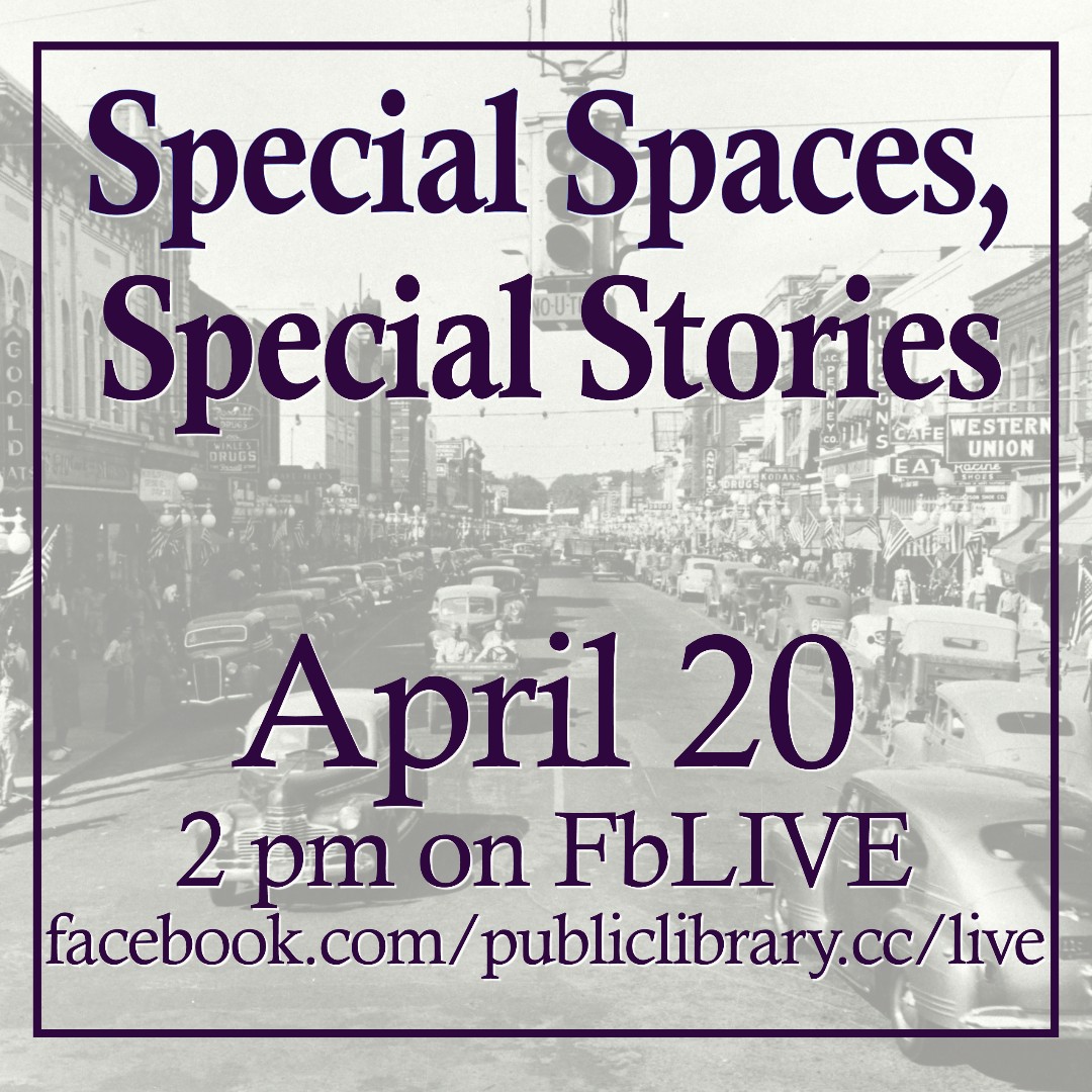 publibann's tweet image. Special Spaces, Special Stories (Livestream)
Tuesday, April 20 at 2 pm.
Special Spaces, Special Stories: Aniston&apos;s historical buildings used by early Jewish merchants. Presented by Sherry Blanton. facebook.com/publiclibrary.…