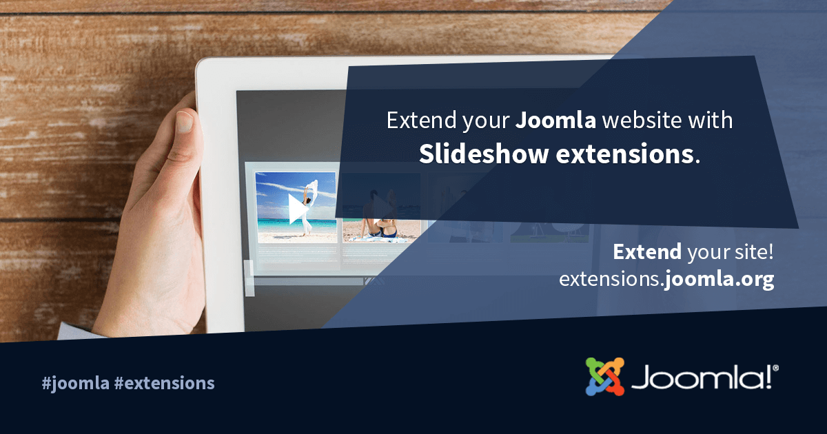 joomla's tweet photo. You can use slideshows to display beautiful images on your website. Check our slideshow category for the slideshow extension you need!

#Joomla #JED #extensions
https://t.co/WscIjmpXH1 https://t.co/miWhBwFAZp