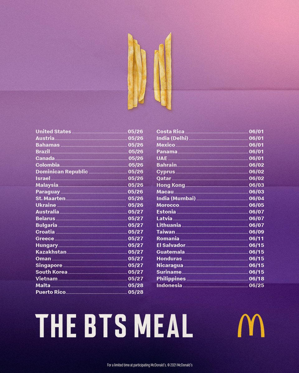 McDo Philippines on Twitter this June The BTS Meal. Know more
