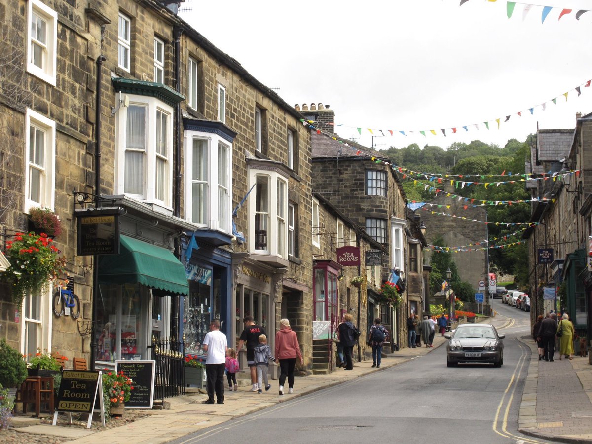  #AprilA2ZChallenge We often end up in  #Yorkshire during some part of our summer holiday adventures. These photos are from 2019. P is for Pateley Bridge #PateleyBridge  #TourDeYorkshire