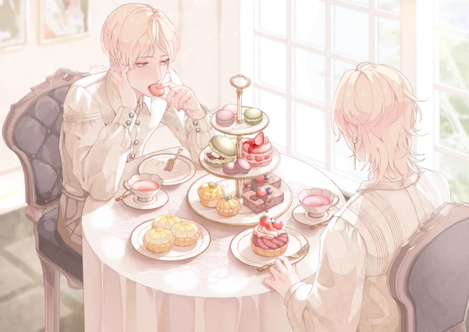 #絵柄好みって人にフォローされたい 
便乗〜!白い服と美人さんが好き…?私の絵が好きだよって言ってくださる方に出会いたい… 