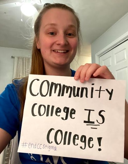 Jazmine and Maggie both want to remind you that April is #CommunityCollegeMonth. Community college *is* college and it's a great option for so many. #endCCstigma #CCmonth