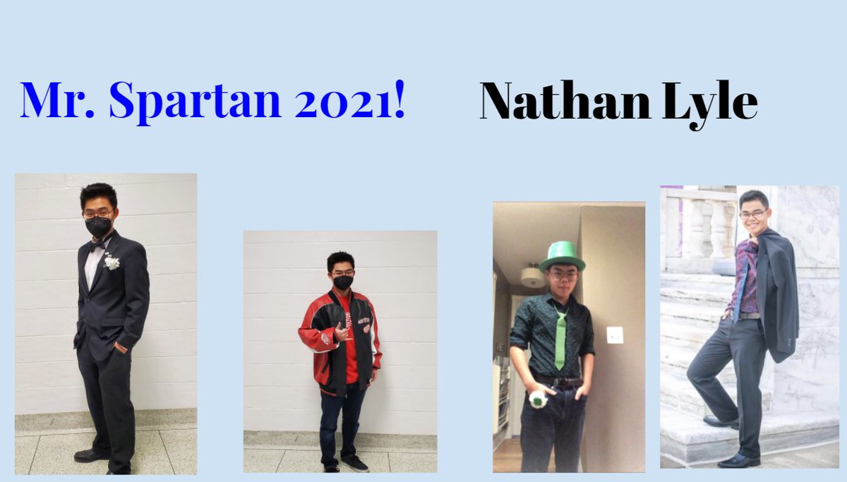 Congratulations to the 2021 Mr. Spartan winner.