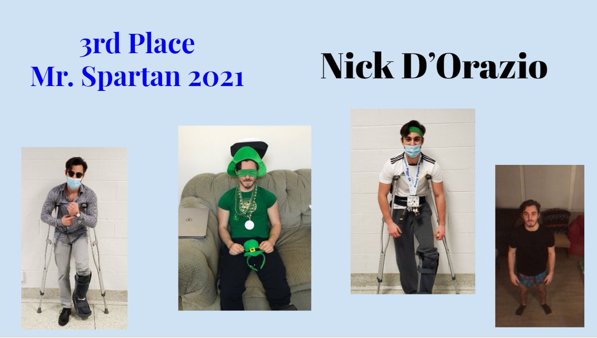 3rd place, Mr. Spartan 2021.