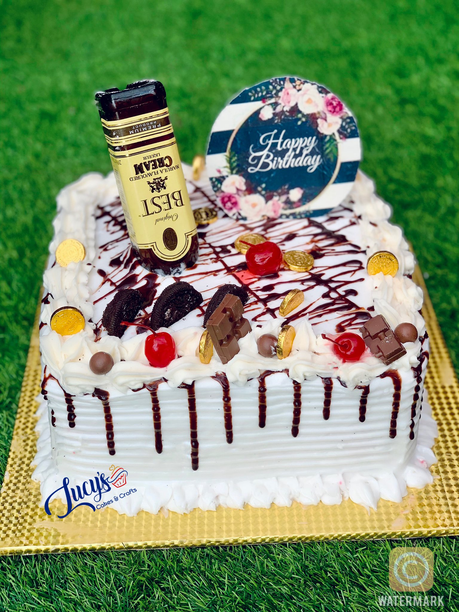 10 inch top square cake