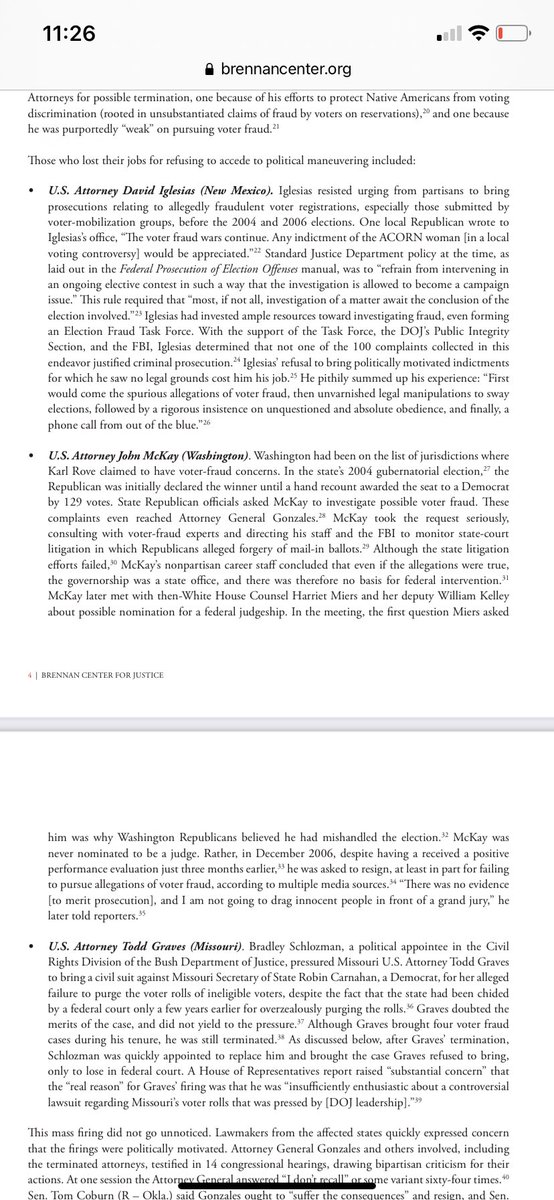 9/ Details:  https://www.brennancenter.org/sites/default/files/2019-08/Report_Justice_Department_Voter_Fraud_Scandal_Lessons_0.pdf