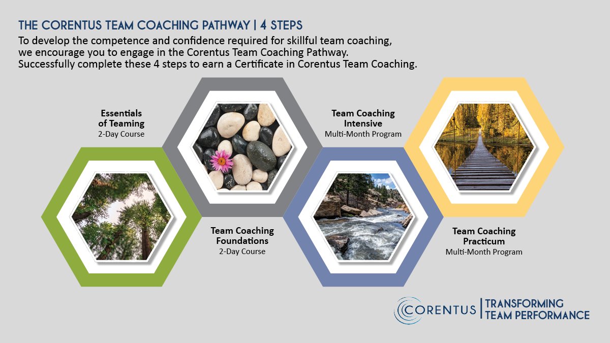 TeamCorentus's tweet image. Do you have a passion to help teams become more effective and cohesive? Join us in our team coaching training pathway. lnkd.in/eR65zn4
#teamcoaching #teameffectiveness