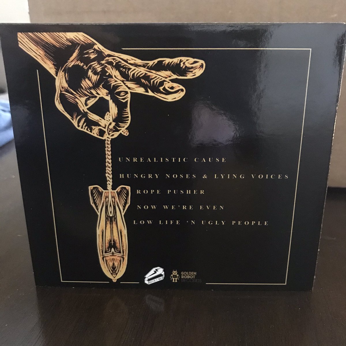 “Now We’re Even” EPs came in and the packaging looks great. EP release date is April 30th!