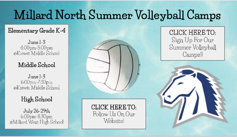 Join us for summer volleyball camps! Lots of volleyball, fun, and learning!

schoolpay.com/link/MNHSSumme…