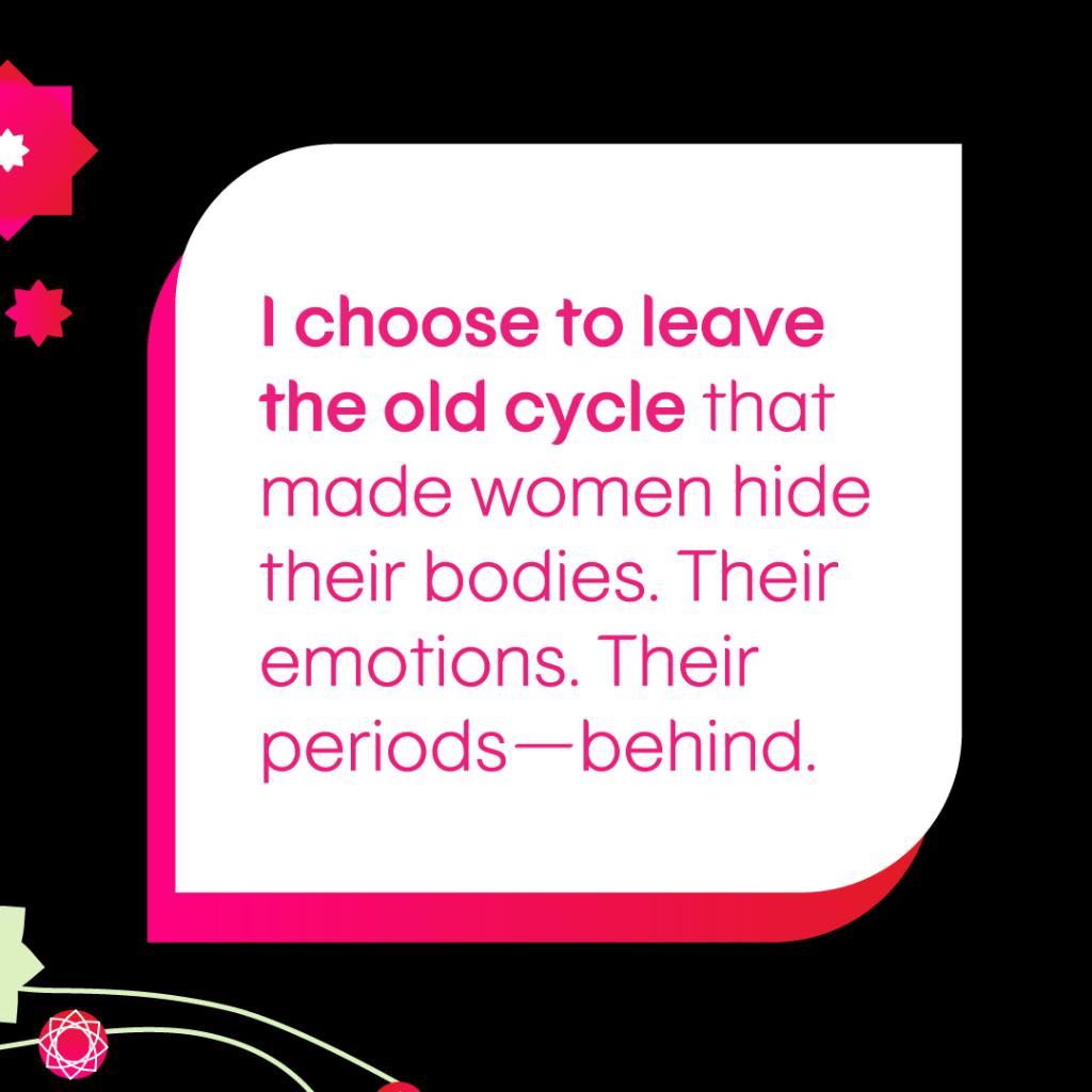 U By Kotex We Re Pushing Past Society S Old Cycle Of Negative Perceptions And Period Stigmas A Friend Below To Join You In Starting A New Cycle Shecan U By Kotex We Re Pushing Past Society S Old Cycle Of Negative Perceptions And Period Stigmas A Friend Below To Join You In Starting A New Cycle Shecan