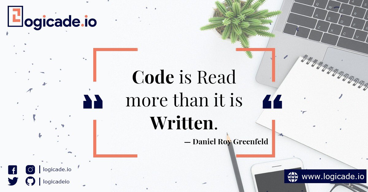 Logicadeio's tweet image. What could make it all easier would be optimise and structure it accordingly. Nothing more tardy than having to review endlessly!
#logicade #programmingthoughts #logicadeio #programming #programmingtips #codebetter #code #coding #codinglife